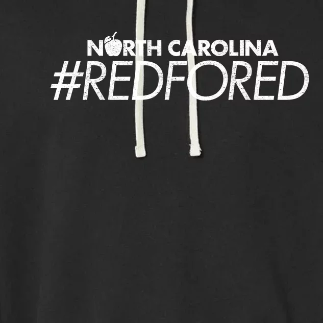 North Carolina Red For Ed Garment-Dyed Fleece Hoodie