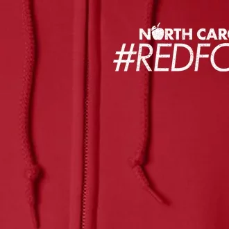 North Carolina Red For Ed Full Zip Hoodie