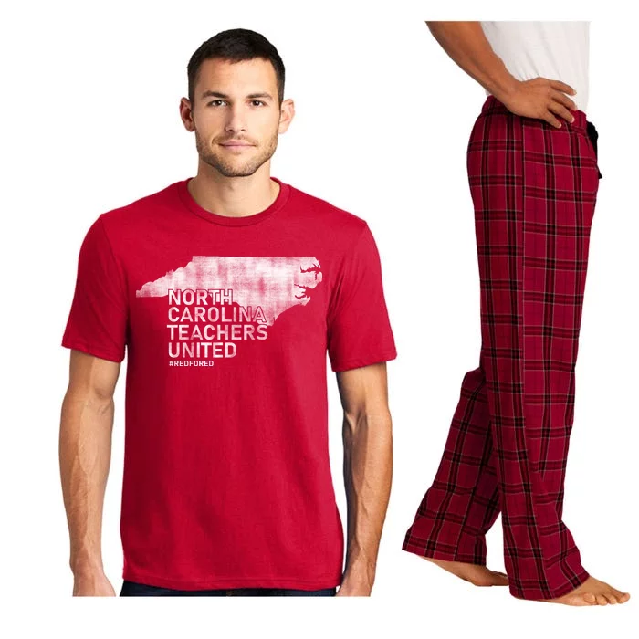 North Carolina Teachers United Red For Ed Pajama Set