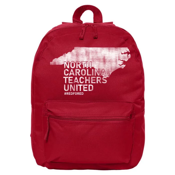 North Carolina Teachers United Red For Ed 16 in Basic Backpack