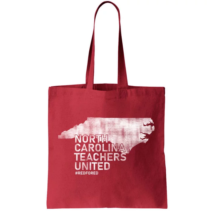 North Carolina Teachers United Red For Ed Tote Bag