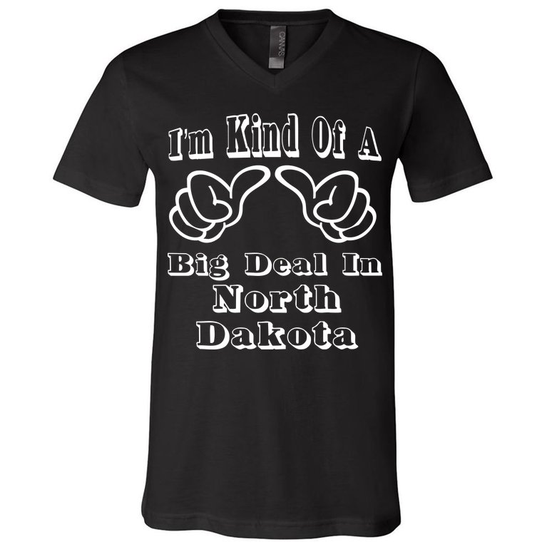 North Dakota Big Deal V-Neck T-Shirt