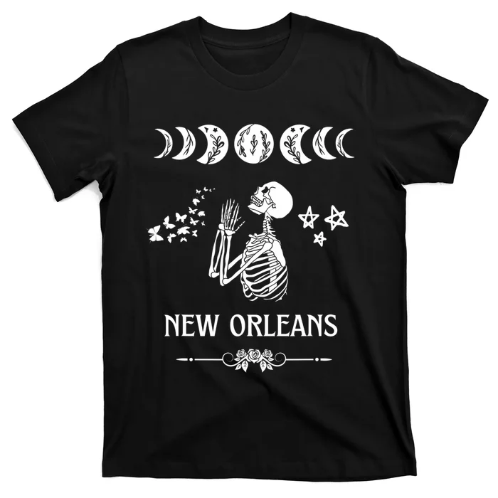 New Orleans Spooky Goth Nola Louisiana Halloween Gothic T-Shirt