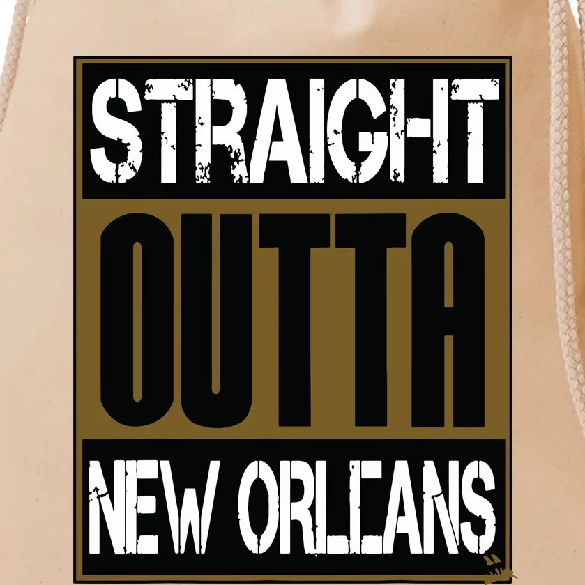 New Orleans Shirts Hip Hop Straight Outta New Orleans Drawstring Bag