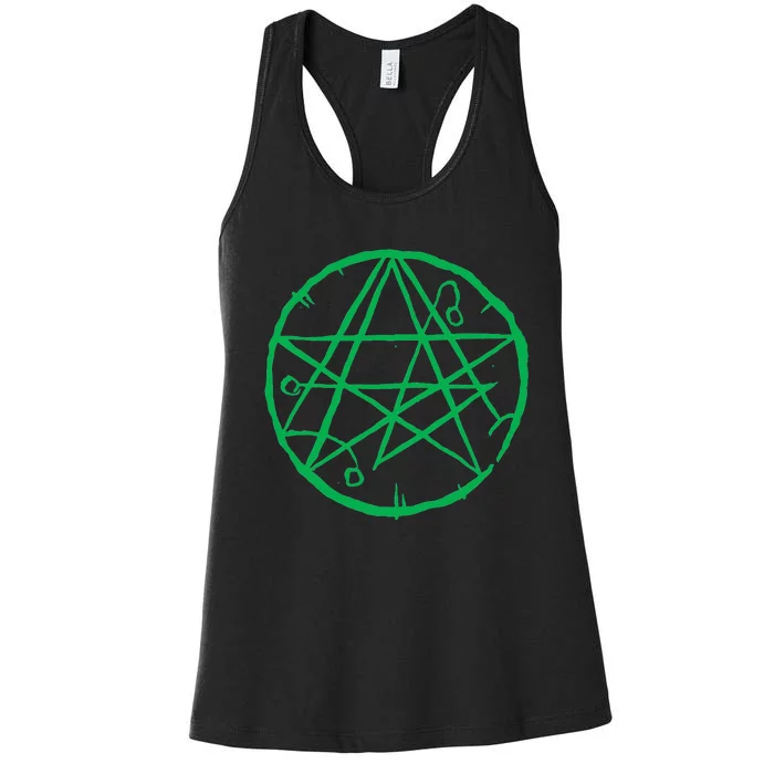 Necronomicon Occult Symbol Cosmic Horror Cthulhu Women's Racerback Tank