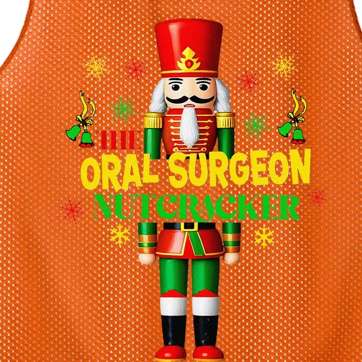 Nutcracker Oral Surgeon Christmas Festive Holiday Pajama Mesh Reversible Basketball Jersey Tank