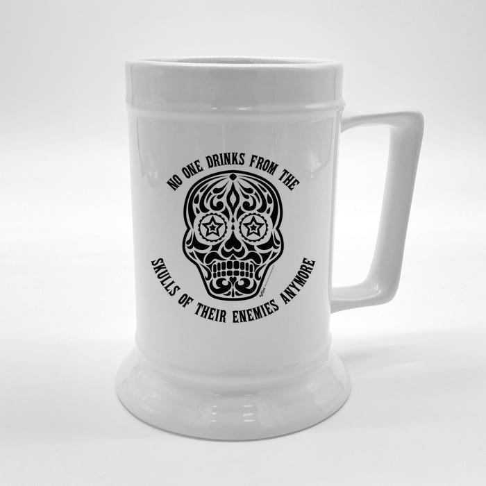 No One S From The Skulls 4th Of July Sugar Skull Gift Front & Back Beer Stein