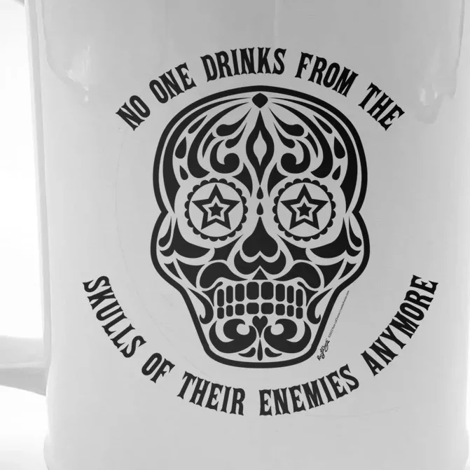 No One S From The Skulls 4th Of July Sugar Skull Gift Front & Back Beer Stein