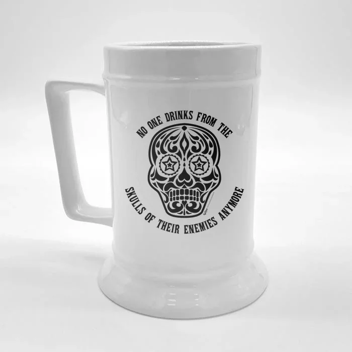 No One S From The Skulls 4th Of July Sugar Skull Gift Front & Back Beer Stein