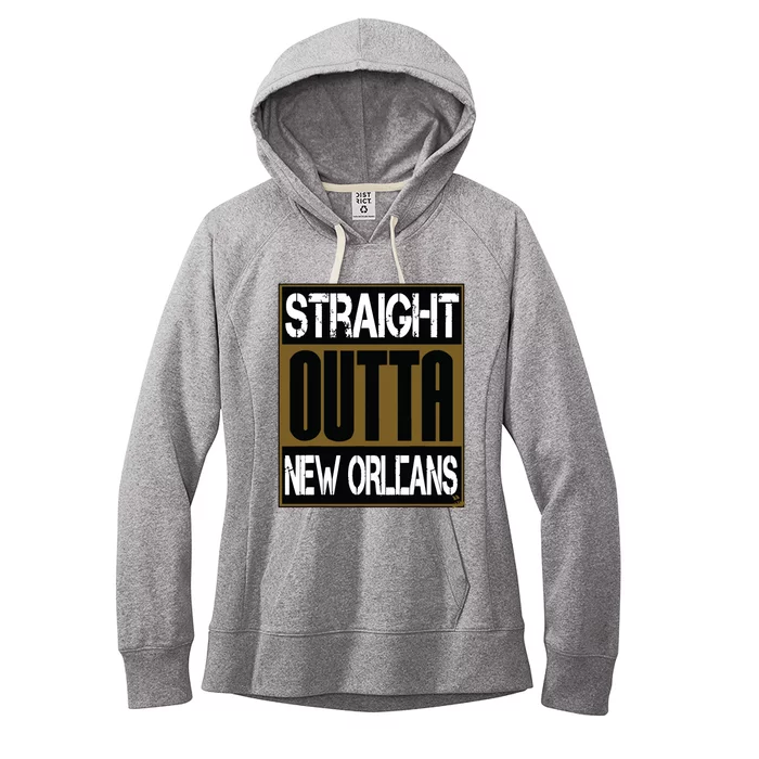 New Orleans Shirts Hip Hop Straight Outta New Orleans Women's Fleece Hoodie