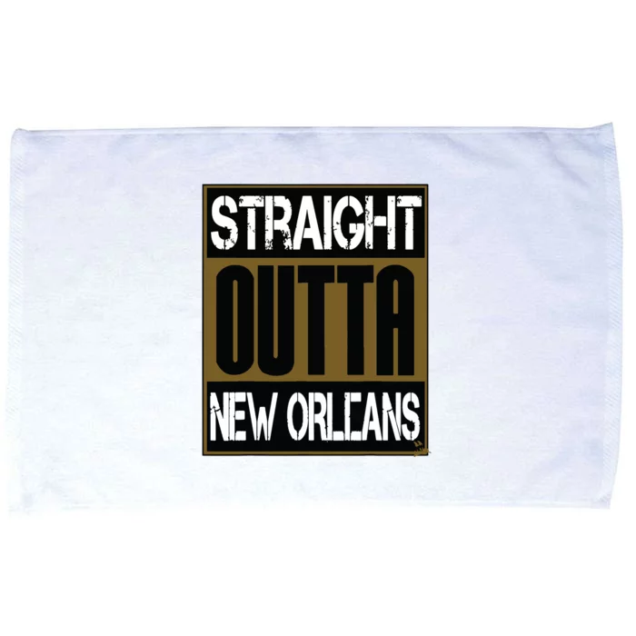 New Orleans Shirts Hip Hop Straight Outta New Orleans Microfiber Hand Towel