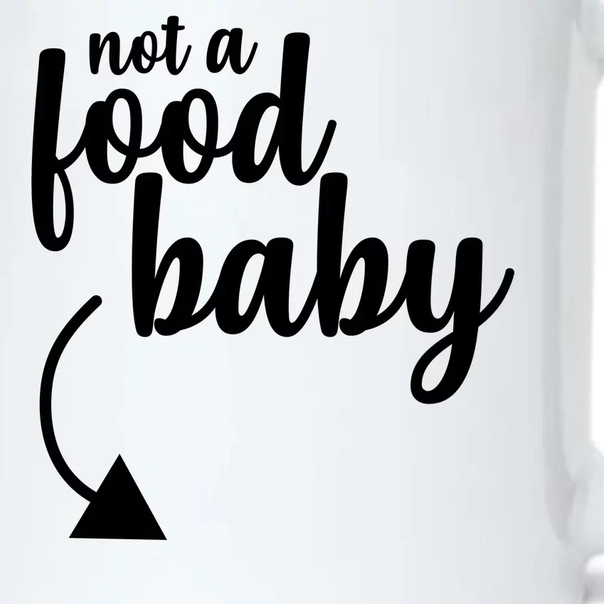 Not a Food Baby Surprise Thanksgiving Pregnancy Black Color Changing Mug