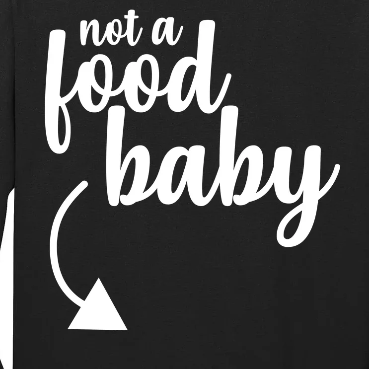 Not a Food Baby Surprise Thanksgiving Pregnancy Tall Long Sleeve T-Shirt