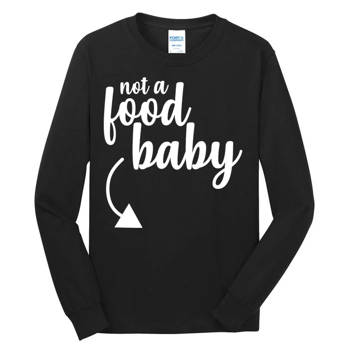 Not a Food Baby Surprise Thanksgiving Pregnancy Tall Long Sleeve T-Shirt