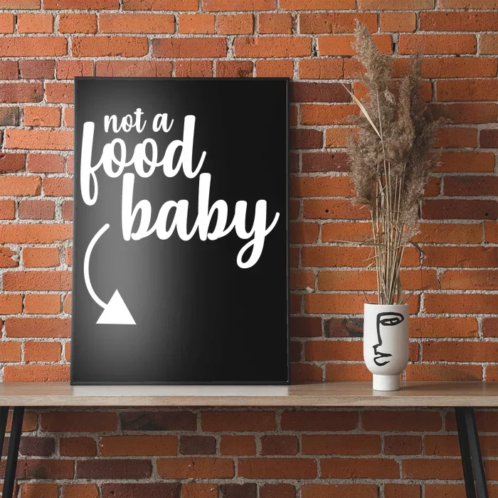 Not a Food Baby Surprise Thanksgiving Pregnancy Poster