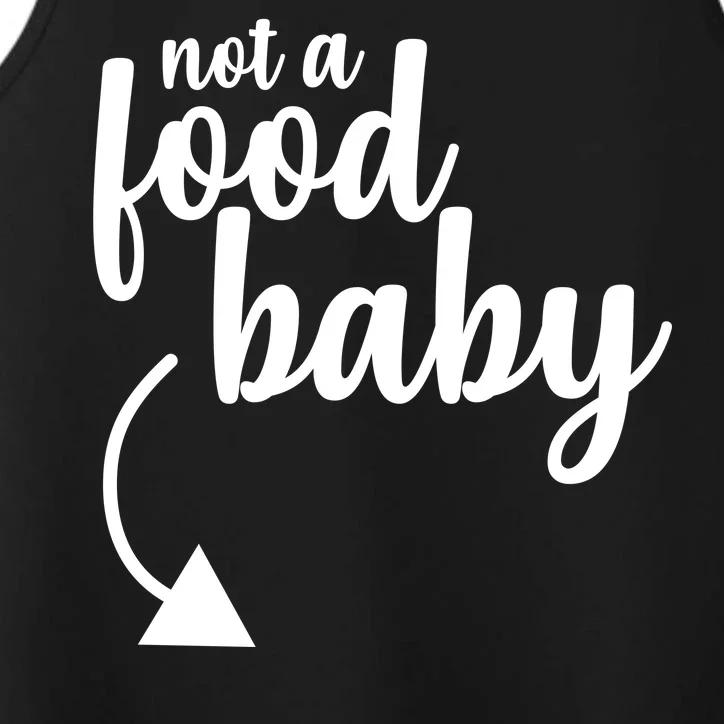 Not a Food Baby Surprise Thanksgiving Pregnancy Performance Tank