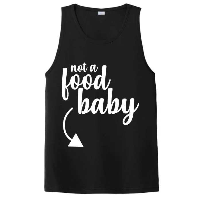 Not a Food Baby Surprise Thanksgiving Pregnancy Performance Tank