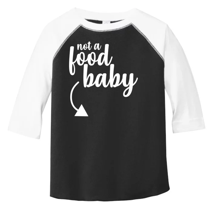 Not a Food Baby Surprise Thanksgiving Pregnancy Toddler Fine Jersey T-Shirt