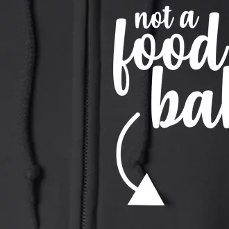 Not a Food Baby Surprise Thanksgiving Pregnancy Full Zip Hoodie