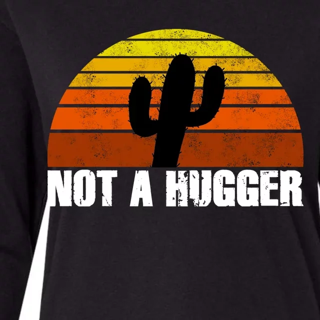 Not A Hugger Womens Cotton Relaxed Long Sleeve T-Shirt