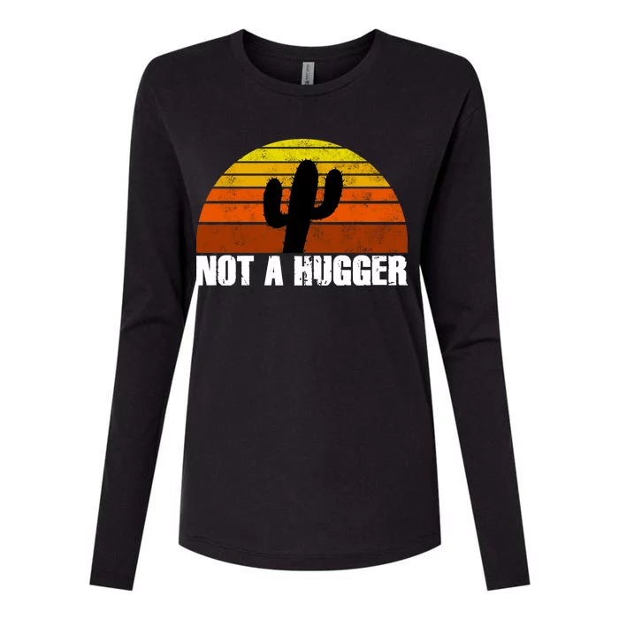 Not A Hugger Womens Cotton Relaxed Long Sleeve T-Shirt