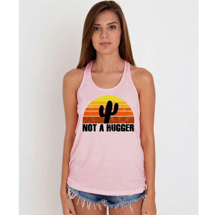 Not A Hugger Women's Knotted Racerback Tank