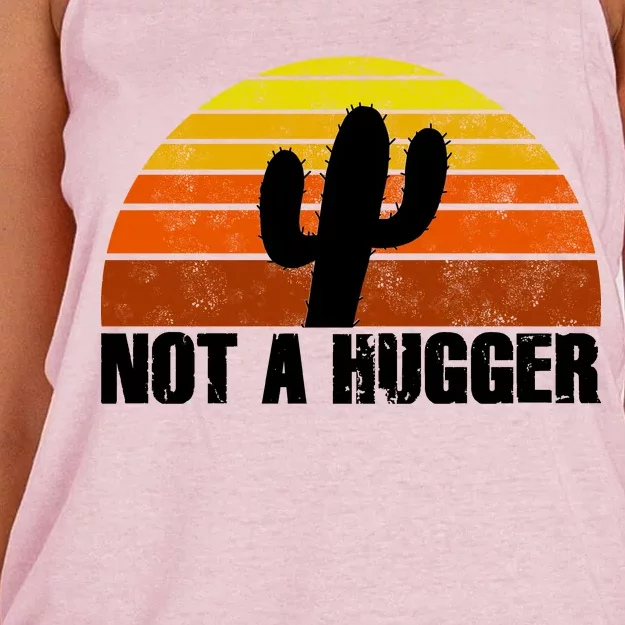 Not A Hugger Women's Knotted Racerback Tank