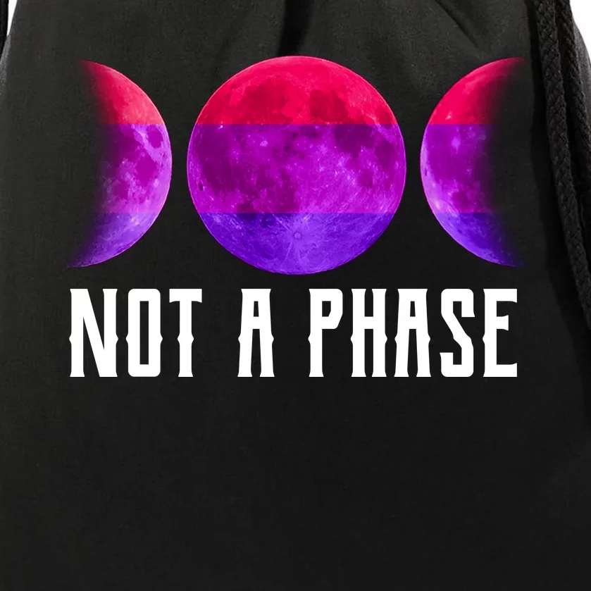 Not A Phase Bi Pride Bisexual Drawstring Bag