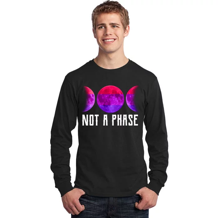 Not A Phase Bi Pride Bisexual Tall Long Sleeve T-Shirt