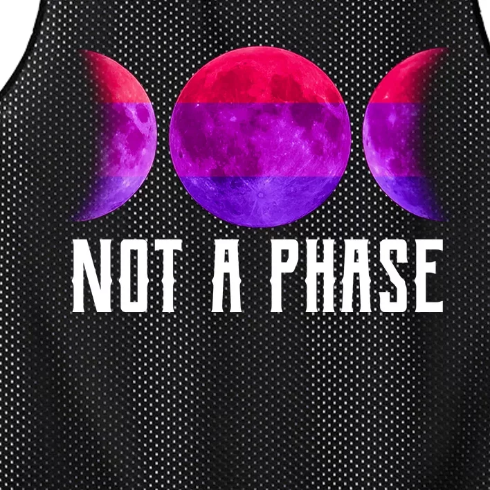 Not A Phase Bi Pride Bisexual Mesh Reversible Basketball Jersey Tank