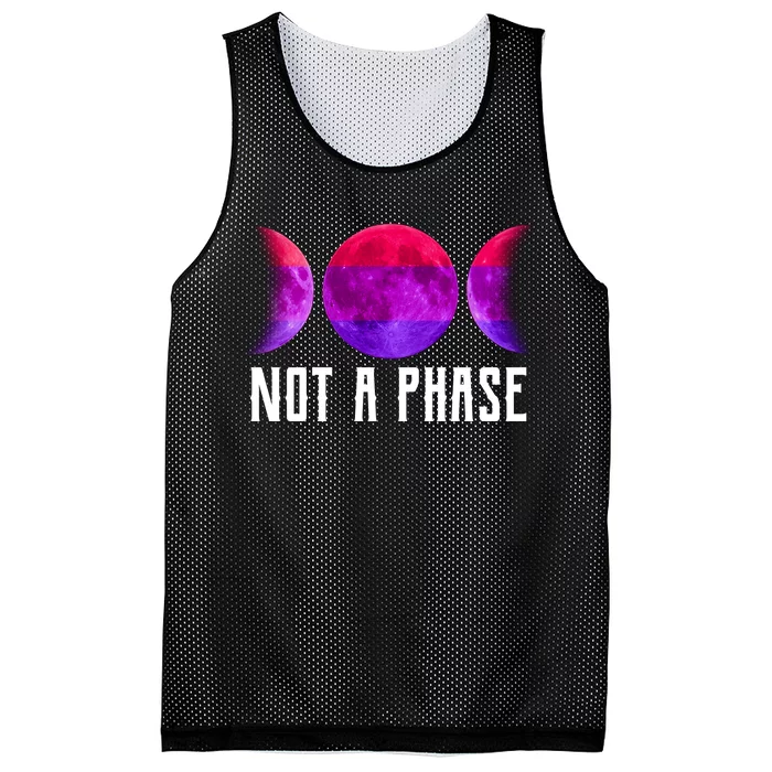 Not A Phase Bi Pride Bisexual Mesh Reversible Basketball Jersey Tank