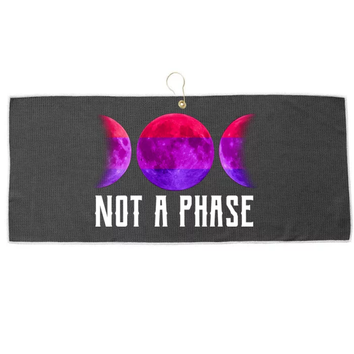 Not A Phase Bi Pride Bisexual Large Microfiber Waffle Golf Towel