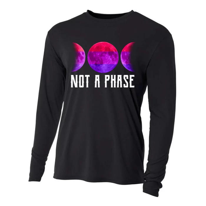 Not A Phase Bi Pride Bisexual Cooling Performance Long Sleeve Crew