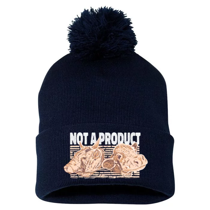 Not A Product Vegan Pom Pom 12in Knit Beanie