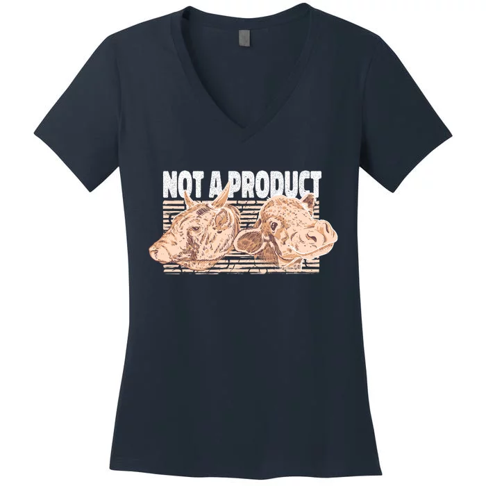 Not A Product Vegan Women's V-Neck T-Shirt