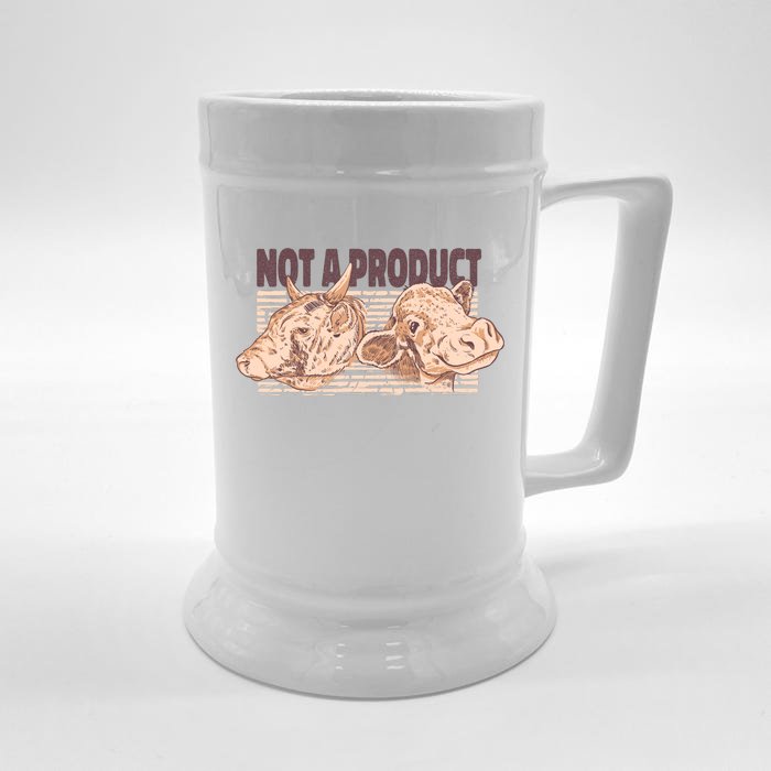 Not A Product Vegan Front & Back Beer Stein