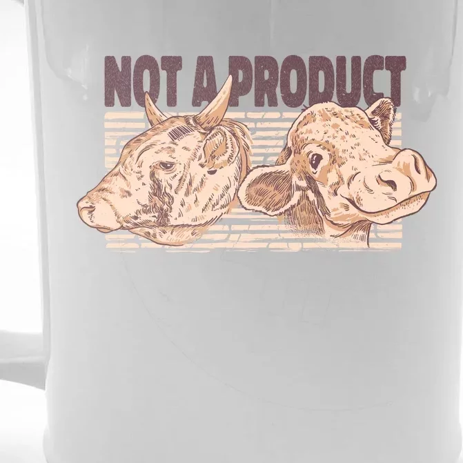 Not A Product Vegan Front & Back Beer Stein