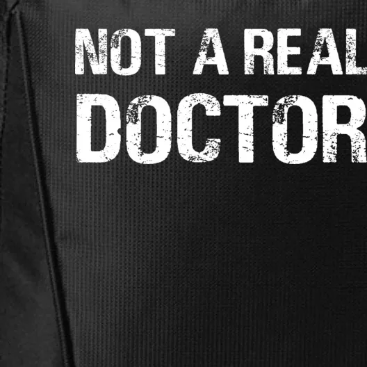 Not A Real Doctor City Backpack