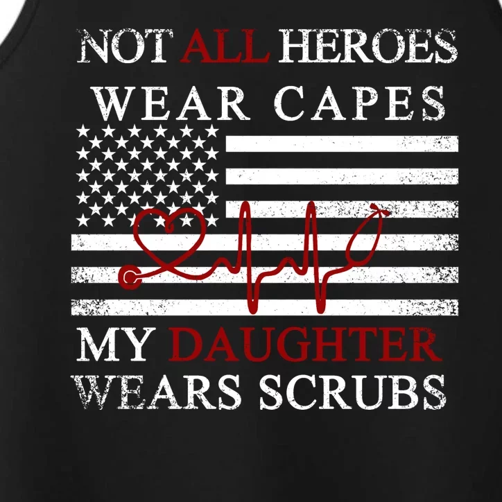 Not All Heroes Wear Capes American Nurses Performance Tank