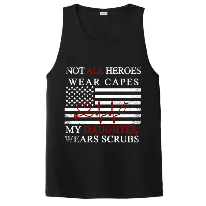 Not All Heroes Wear Capes American Nurses Performance Tank