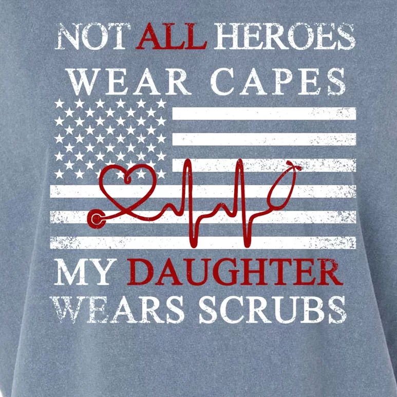 Not All Heroes Wear Capes American Nurses Garment-Dyed Women's Muscle Tee