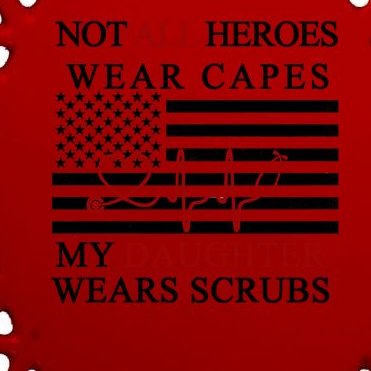 Not All Heroes Wear Capes American Nurses Oval Ornament
