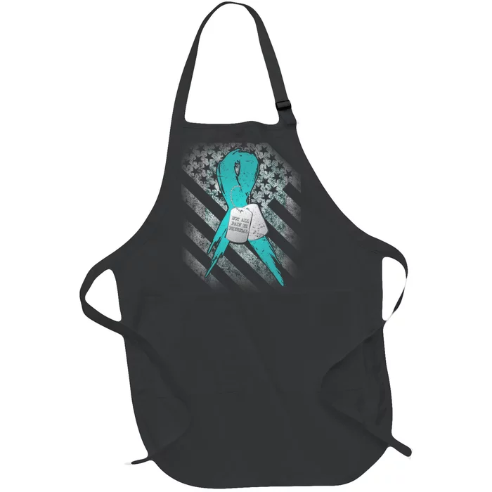 Not All Pain is Physical PTSD Awareness Full-Length Apron With Pocket