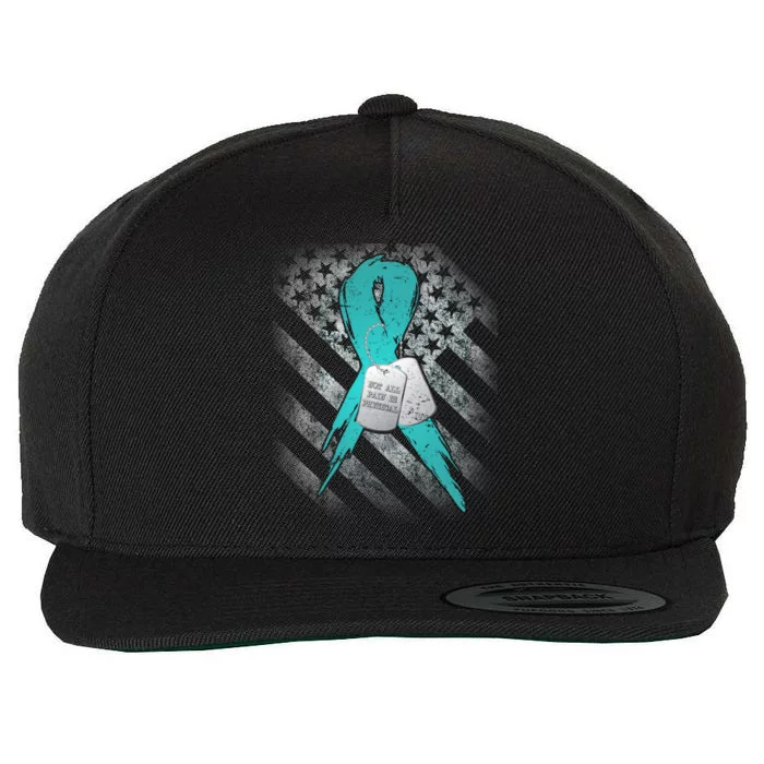 Not All Pain is Physical PTSD Awareness Wool Snapback Cap