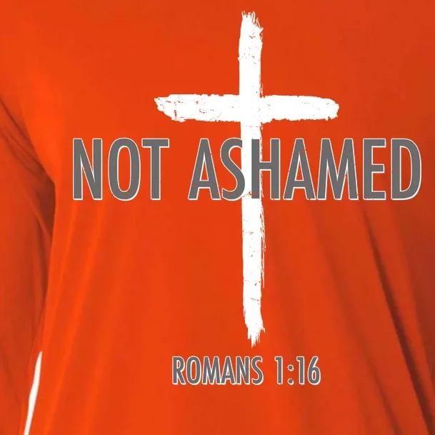 Not Ashamed Romans 1:16 Cooling Performance Long Sleeve Crew