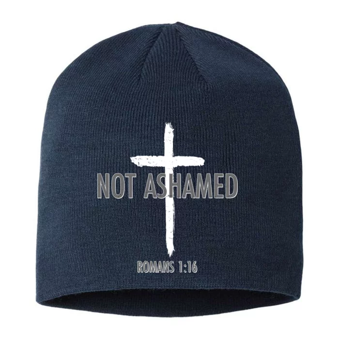 Not Ashamed Romans 1:16 8 1/2in Sustainable Knit Beanie