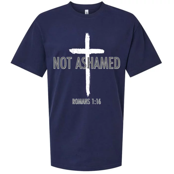 Not Ashamed Romans 1:16 Sueded Cloud Jersey T-Shirt