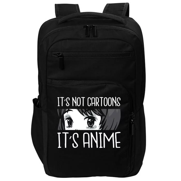 Not Cartoons It's Anime Impact Tech Backpack