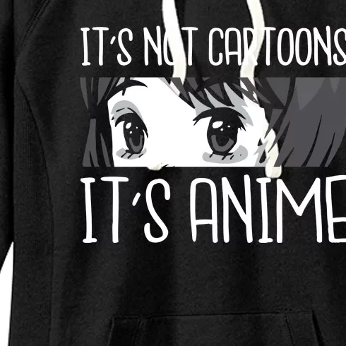 Not Cartoons It's Anime Women's Fleece Hoodie