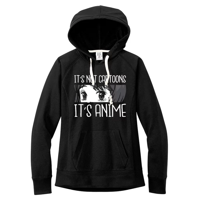 Not Cartoons It's Anime Women's Fleece Hoodie